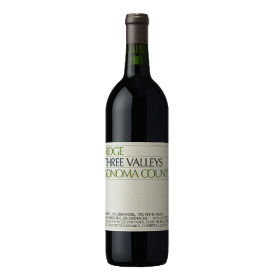 Ridge Vineyards - Sonoma County Three Valleys 2021